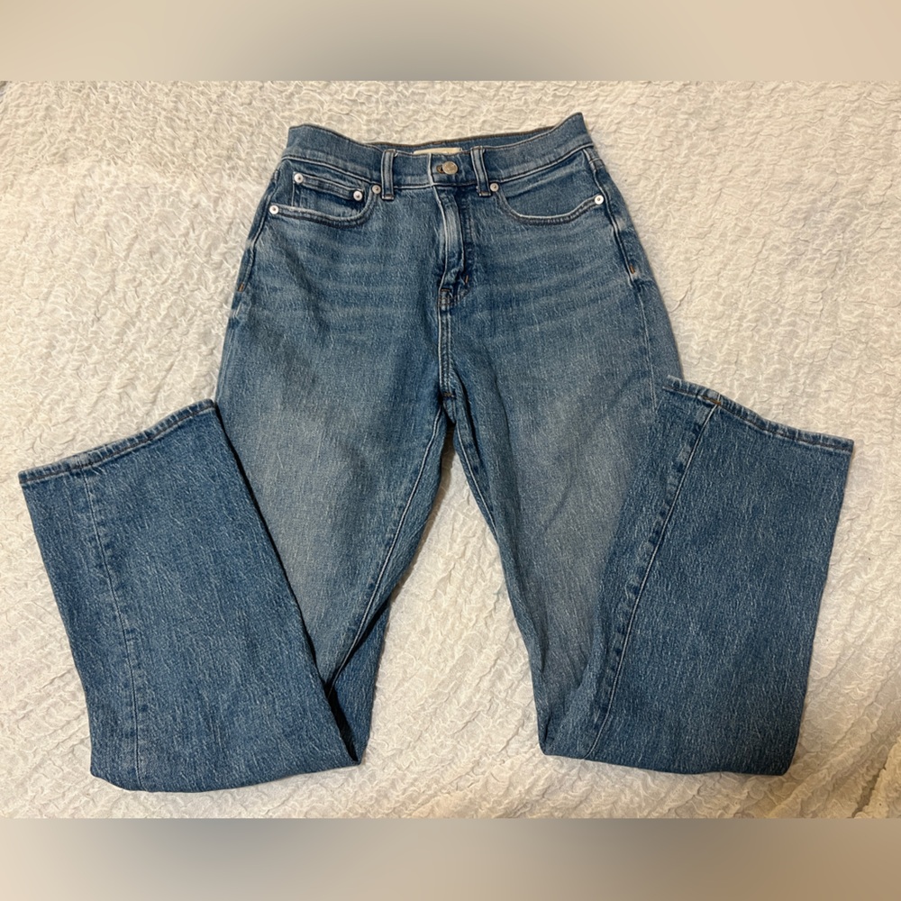 Madewell 90s Straight Leg Jeans - medium wash